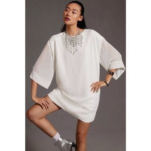 Anthropologie Let Me Be Sequin Mini Dress size small